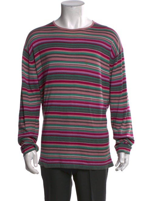 Burberry London Striped Crew Neck Pullover
