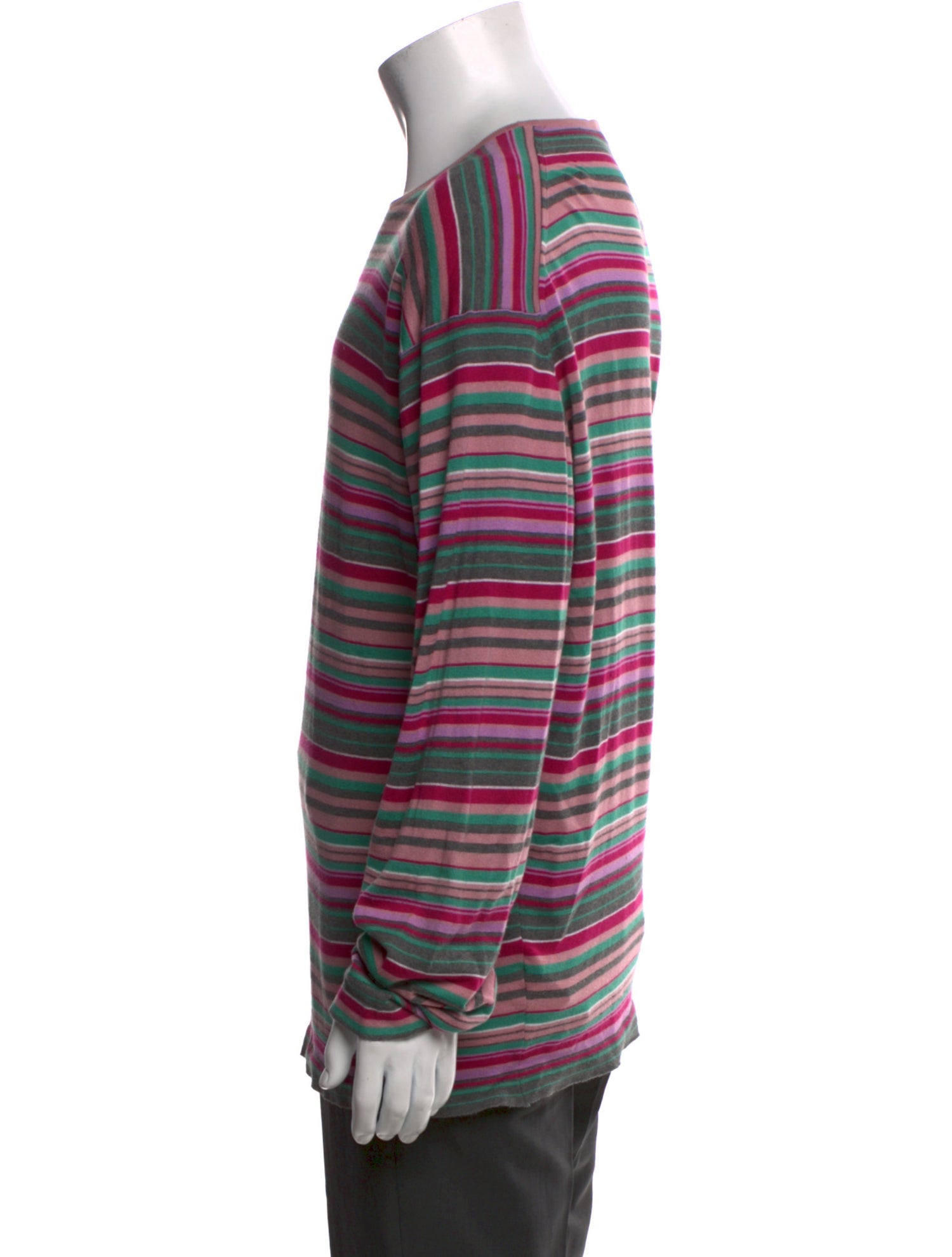 Burberry London Striped Crew Neck Pullover