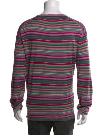 Burberry London Striped Crew Neck Pullover
