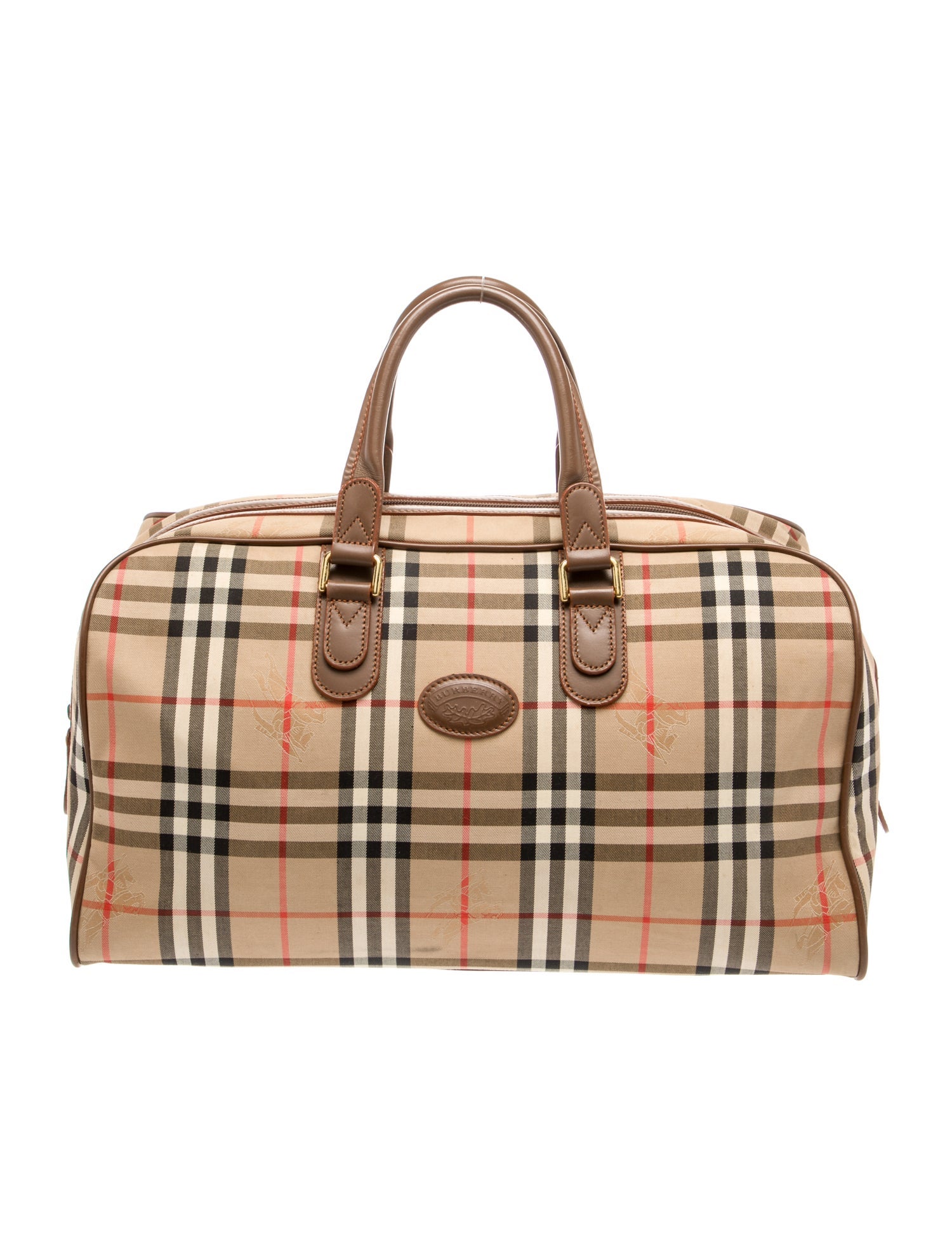 Burberry Horseferry Check Weekender Bag Vintage