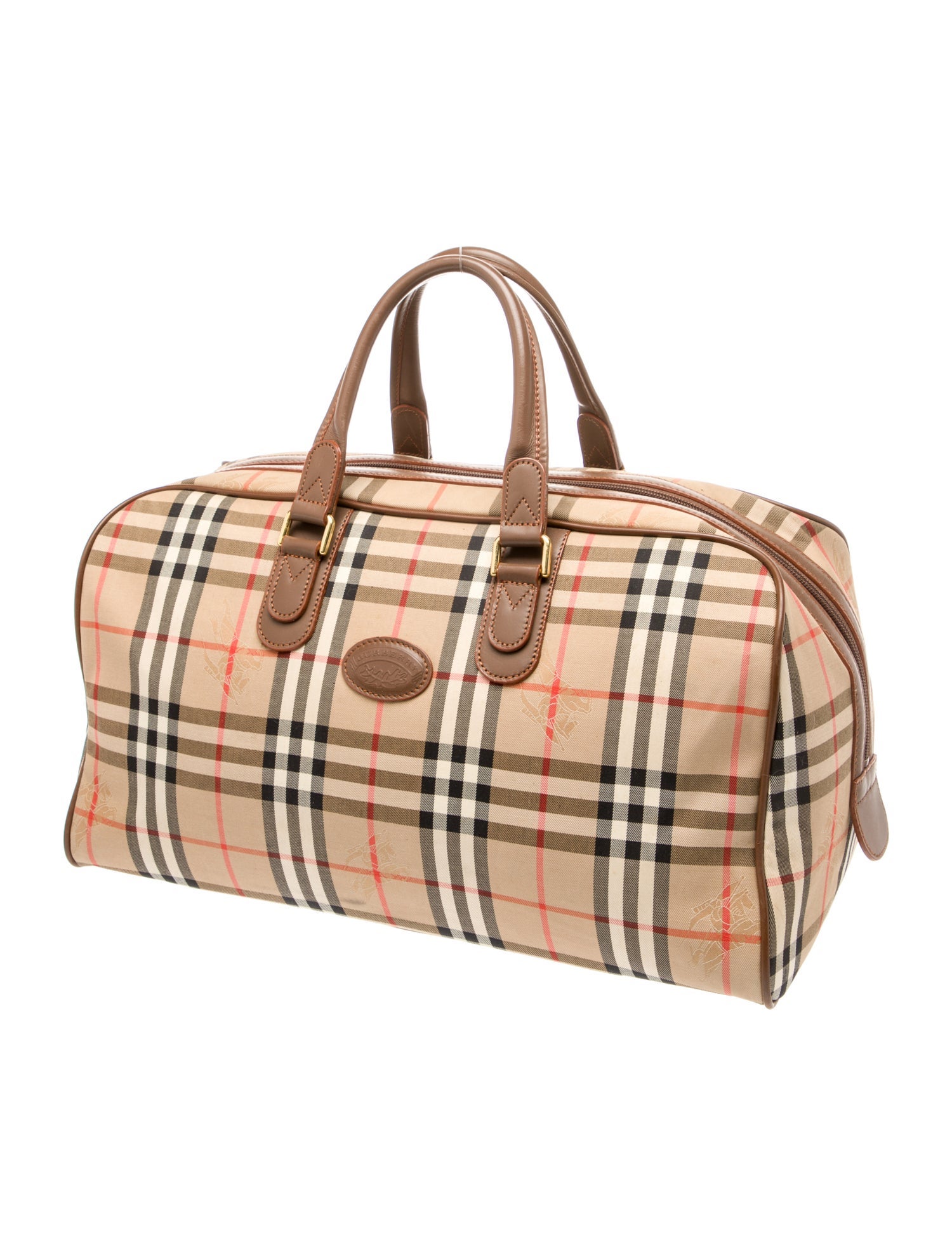 Burberry Horseferry Check Weekender Bag Vintage