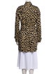 Burberry Animal Print Faux Fur Coat