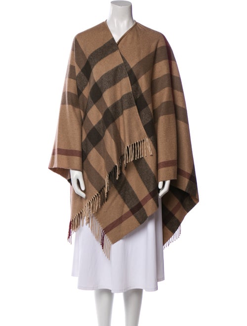 Burberry Merino Wool Plaid Print Sweater