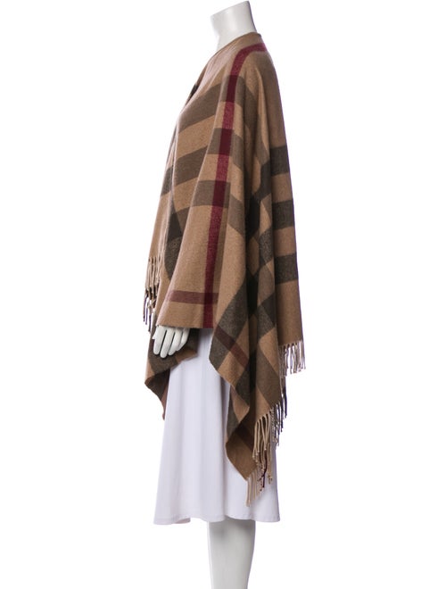 Burberry Merino Wool Plaid Print Sweater