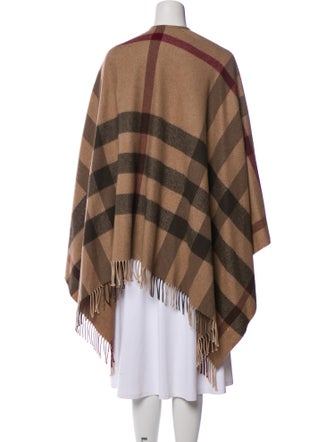 Burberry Merino Wool Plaid Print Sweater