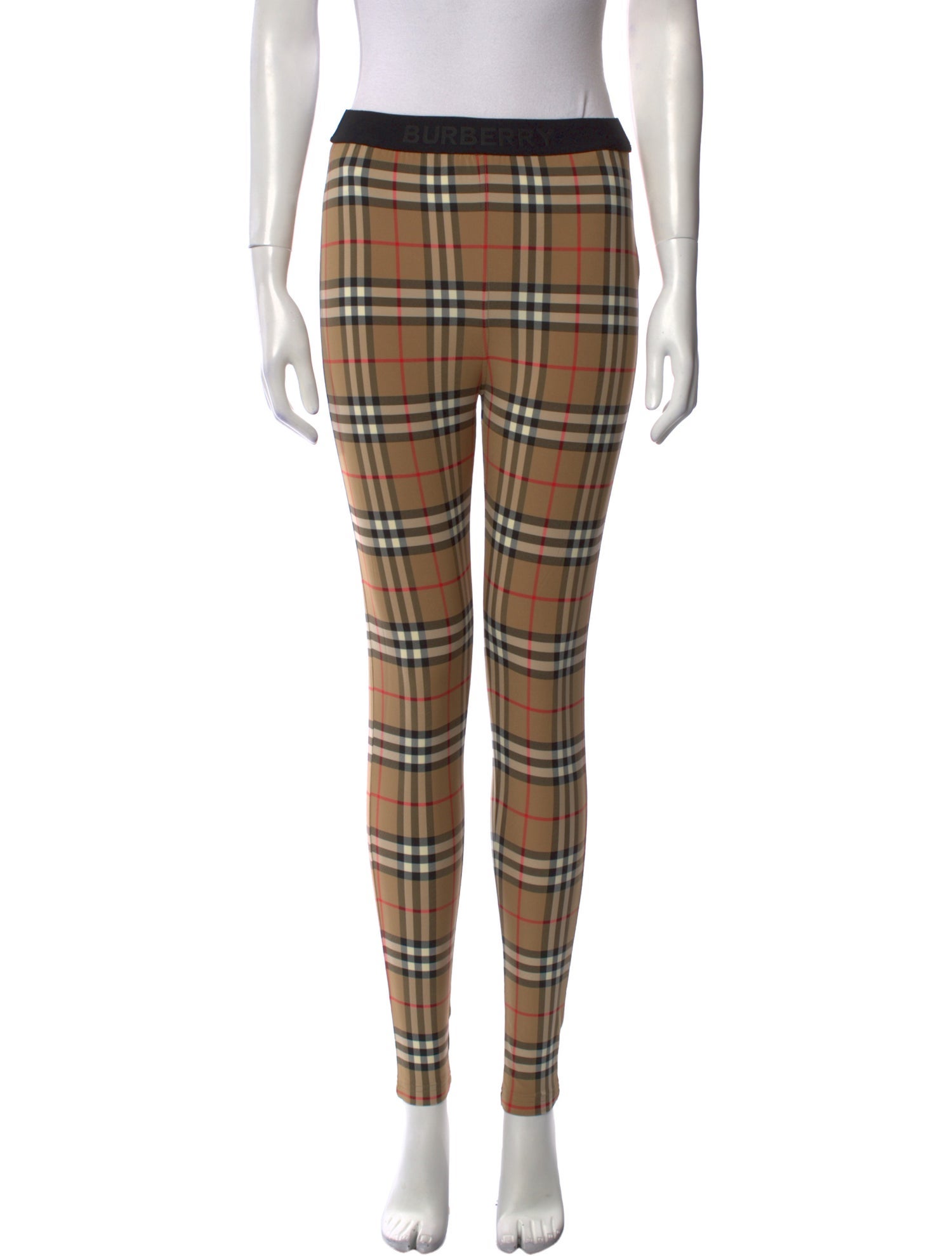 Burberry Nylon Skinny Leg Pants