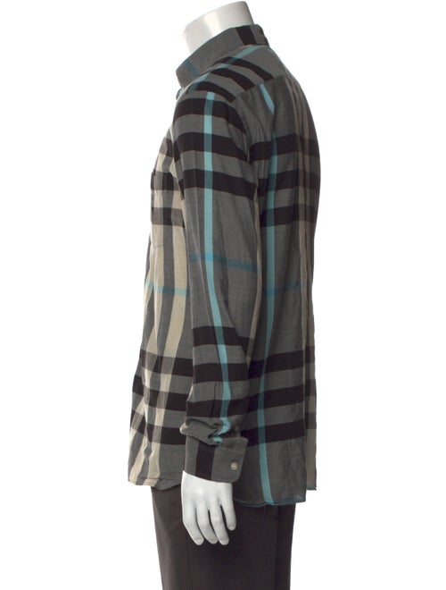 Burberry House Check Pattern Long Sleeve Shirt