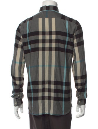Burberry House Check Pattern Long Sleeve Shirt