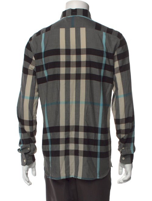 Burberry House Check Pattern Long Sleeve Shirt