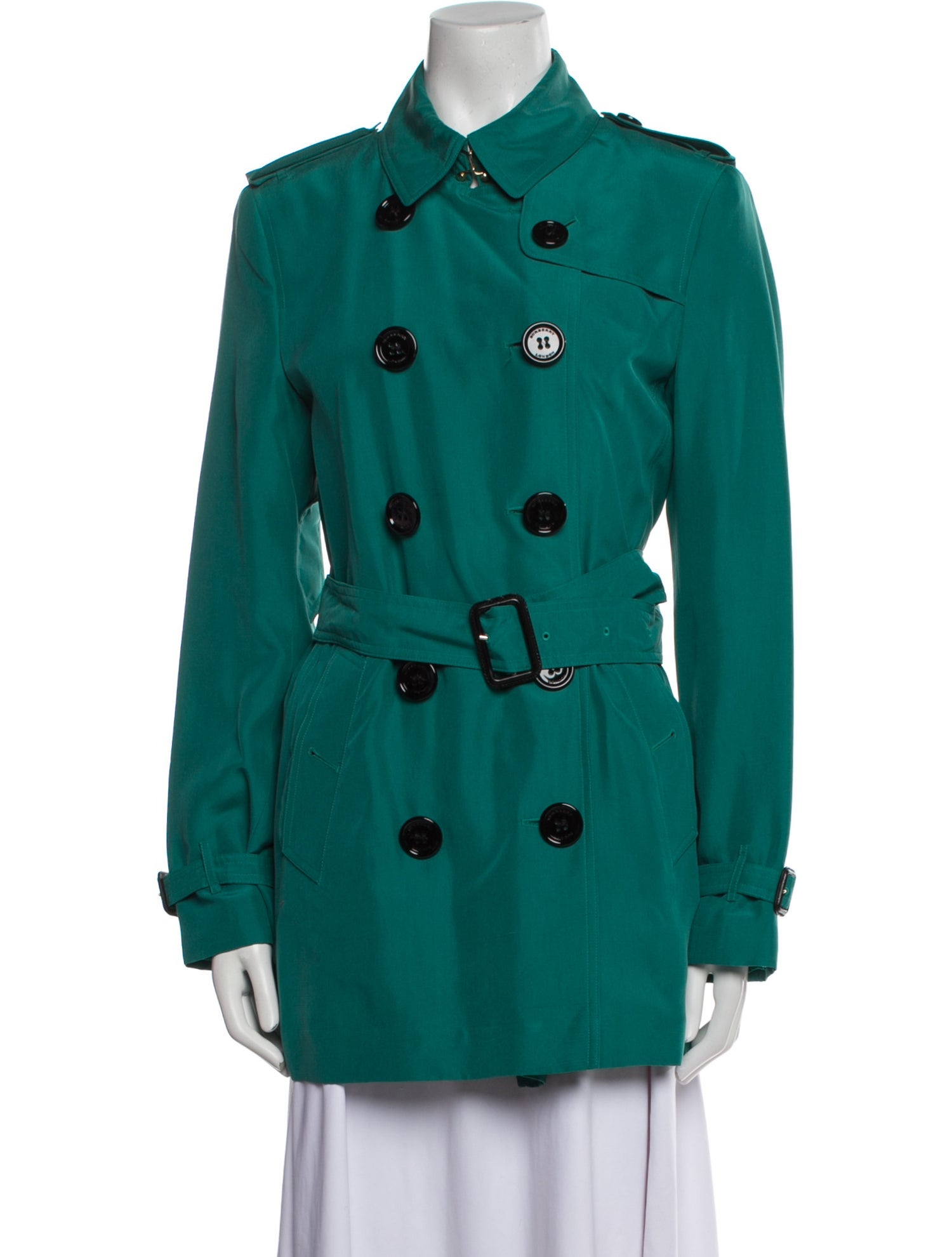 Burberry Silk Trench Coat