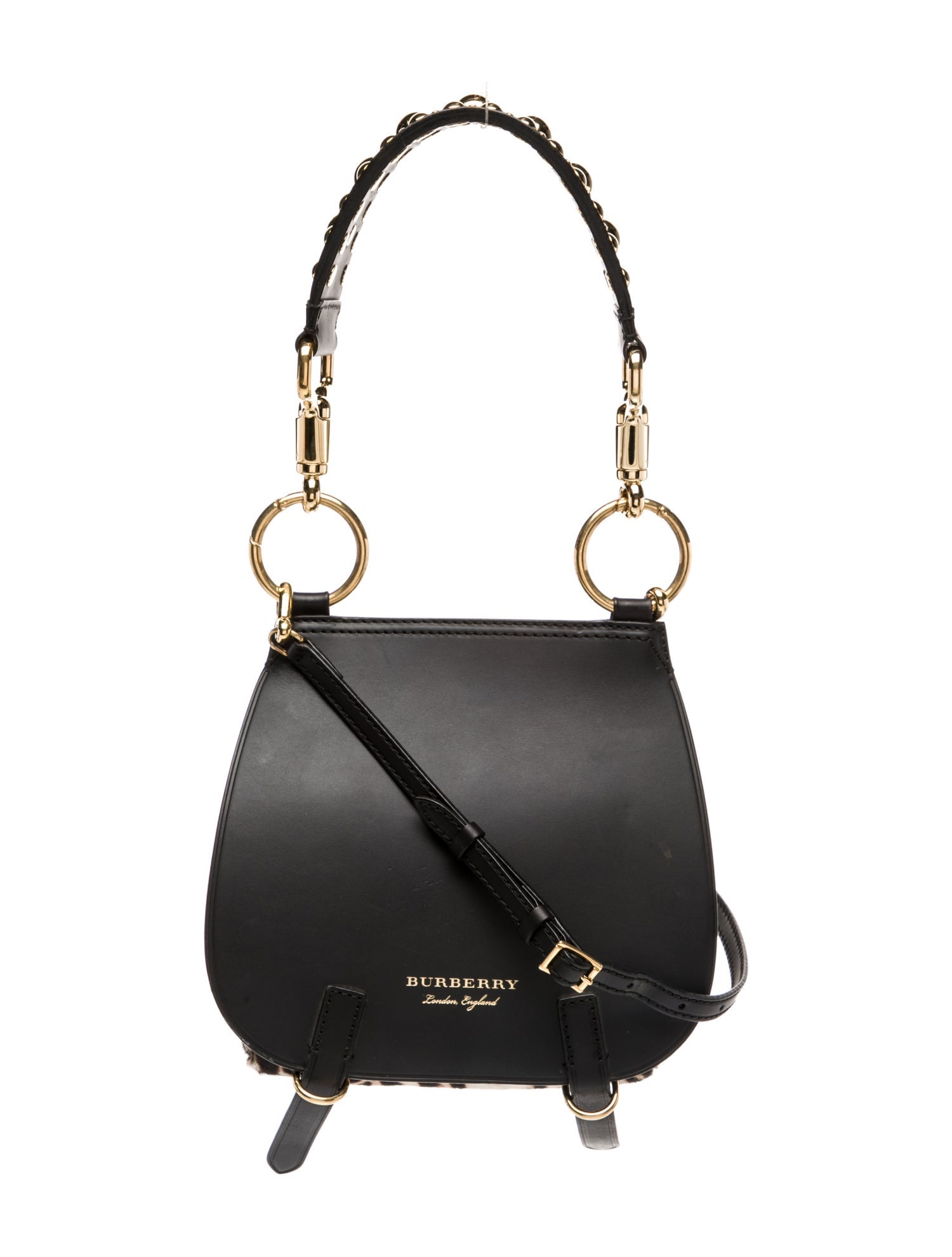 Burberry Leather Bridle Saddle