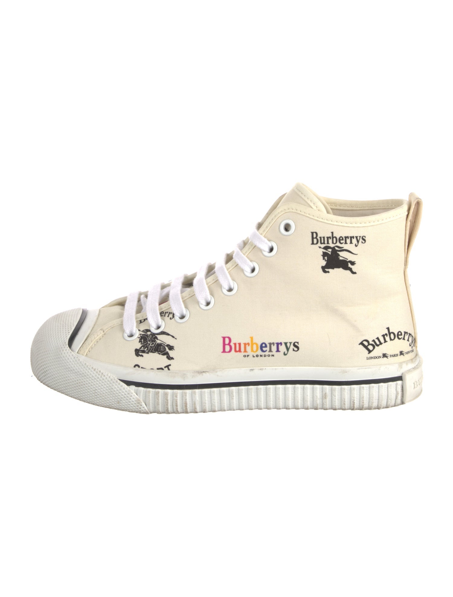 Burberry Canvas Printed Sneakers