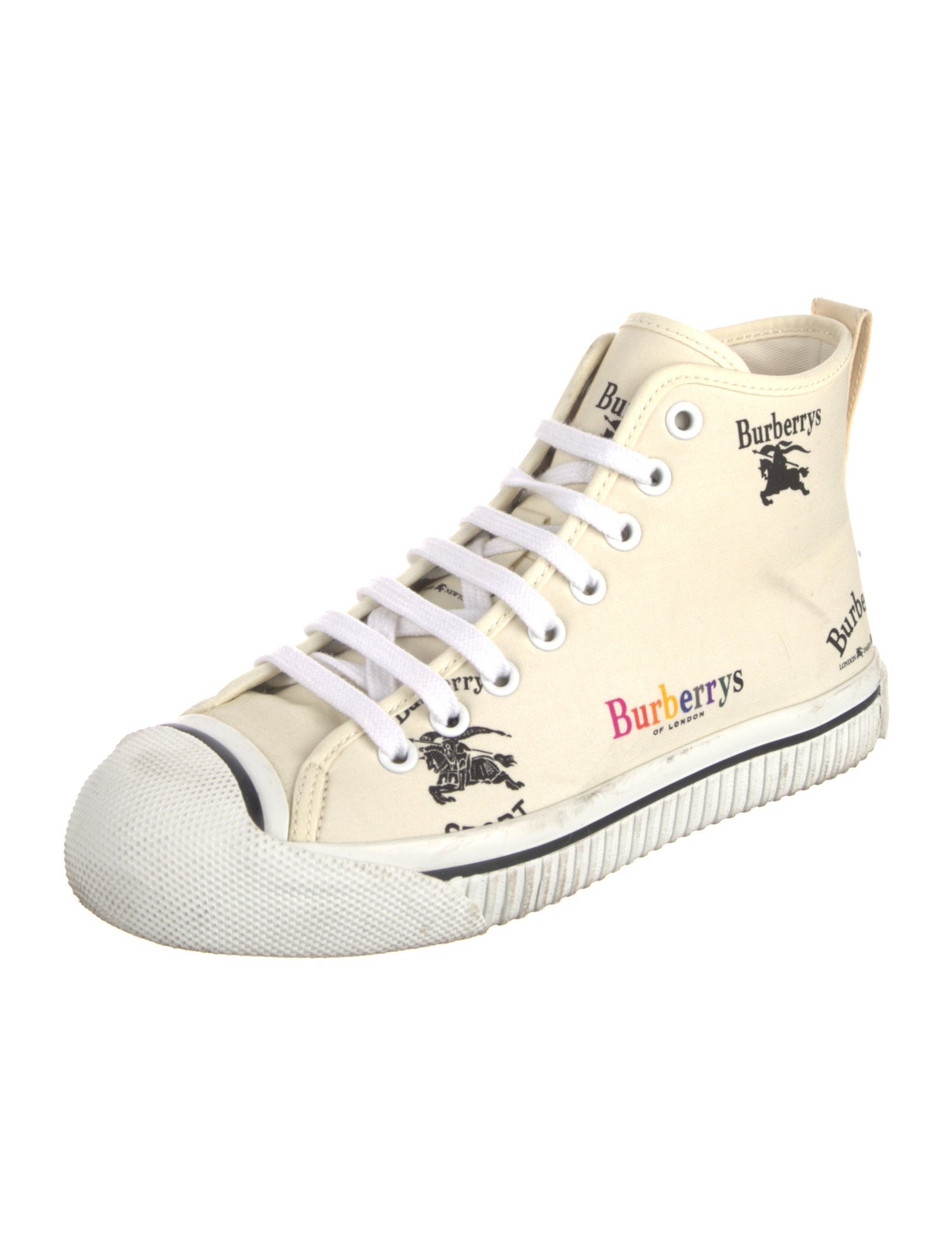 Burberry Canvas Printed Sneakers