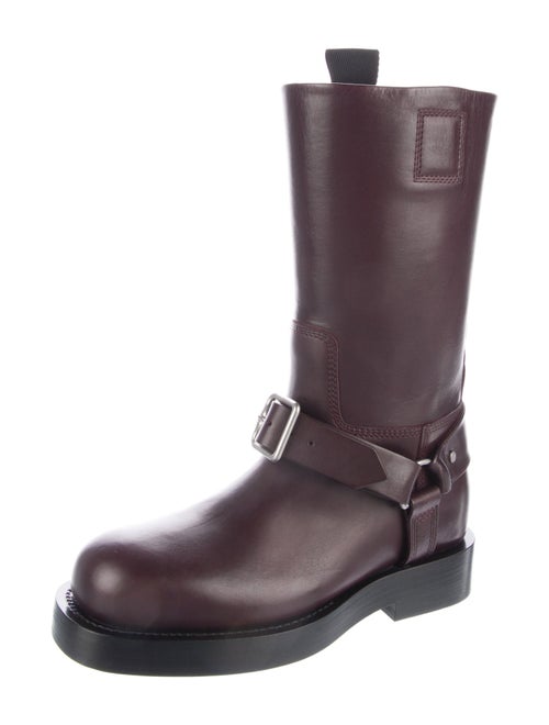 Burberry Leather Moto Boots