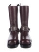 Burberry Leather Moto Boots