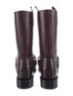 Burberry Leather Moto Boots