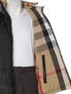Burberry House Check Pattern Puffer Coat