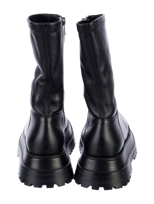 Burberry Leather Moto Boots