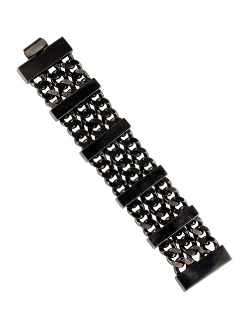 Burberry Wide Curb Chain Link Bracelet