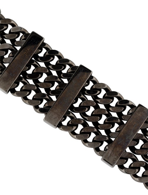 Burberry Wide Curb Chain Link Bracelet