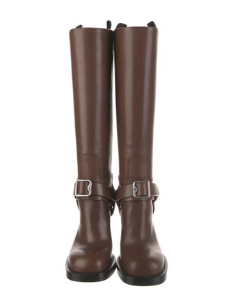 Burberry Leather Riding Boots