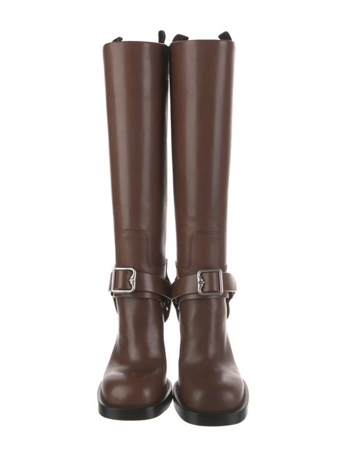 Burberry Leather Riding Boots