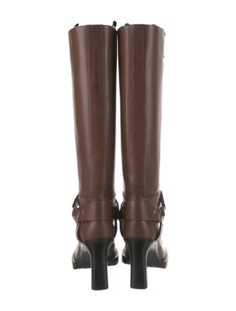 Burberry Leather Riding Boots