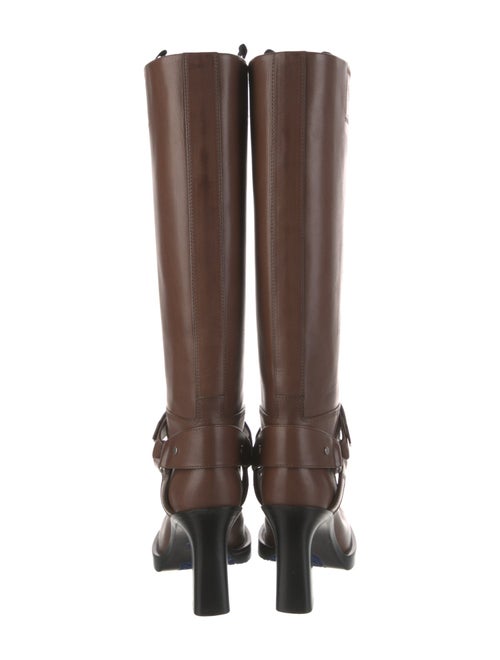 Burberry Leather Riding Boots
