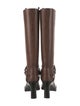 Burberry Leather Riding Boots