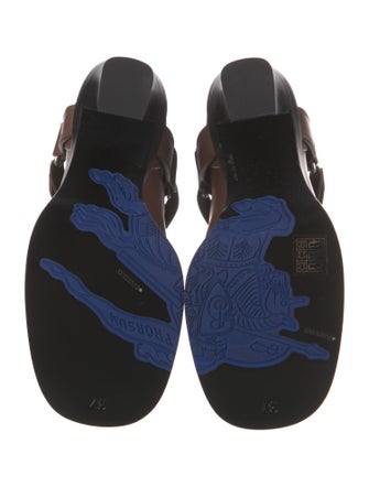 Burberry Leather Riding Boots