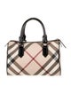 Burberry Super Nova Check Top Handle Bag