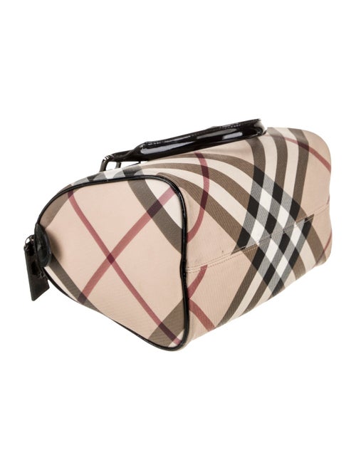 Burberry Super Nova Check Top Handle Bag