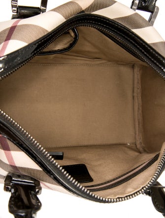 Burberry Super Nova Check Top Handle Bag