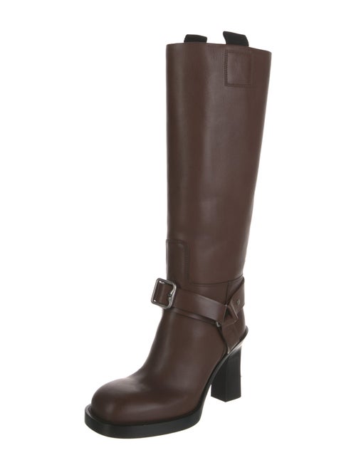 Burberry Leather Riding Boots