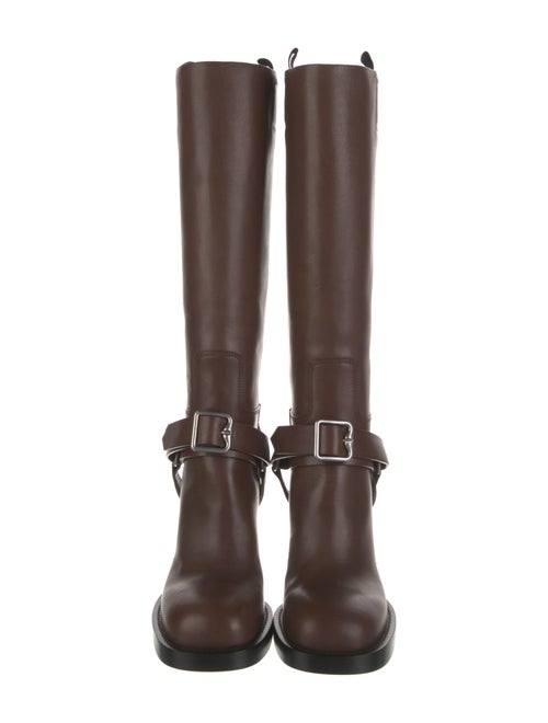 Burberry Leather Riding Boots