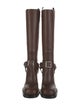 Burberry Leather Riding Boots