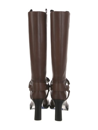 Burberry Leather Riding Boots