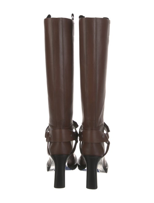 Burberry Leather Riding Boots