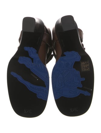 Burberry Leather Riding Boots