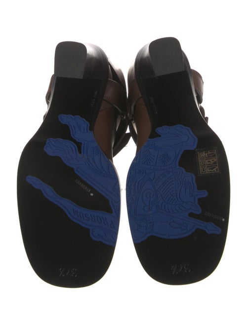 Burberry Leather Riding Boots