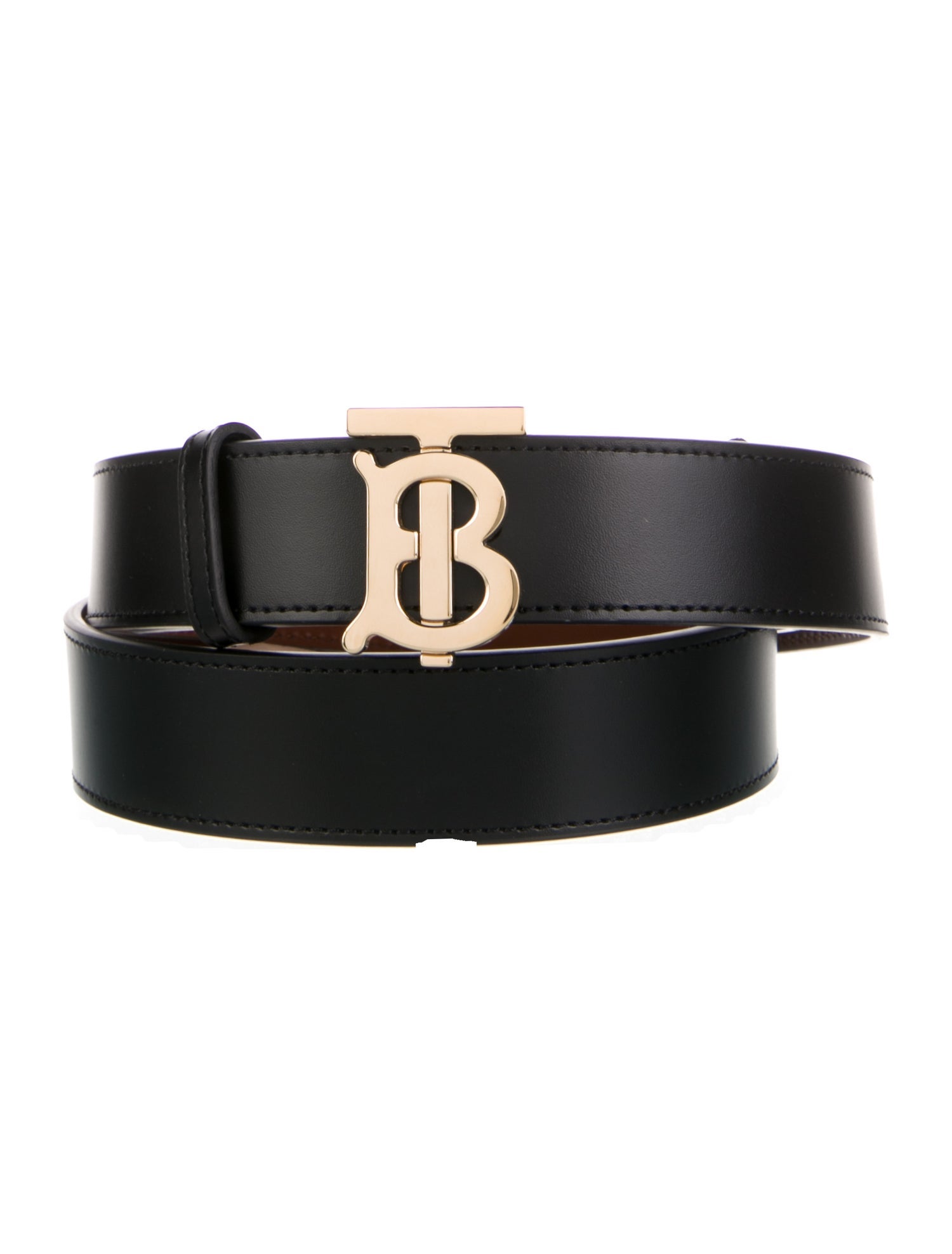 Burberry TB Monogram Leather Belt Kit