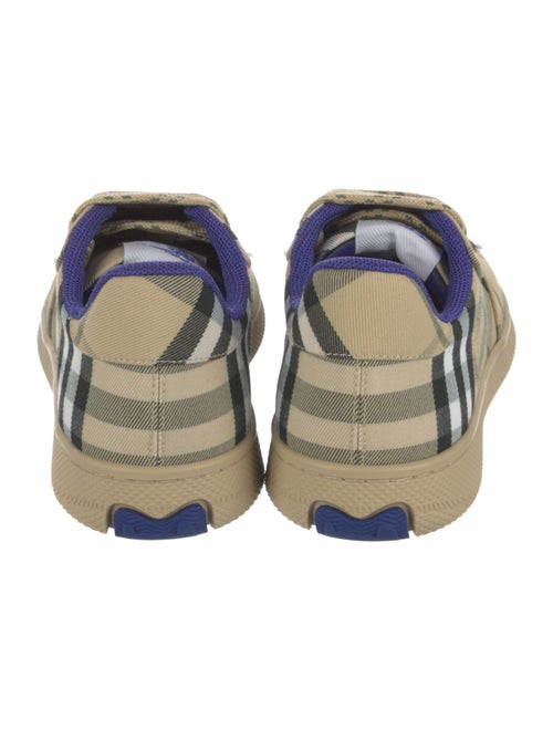 Burberry House Check Pattern Canvas Sneakers