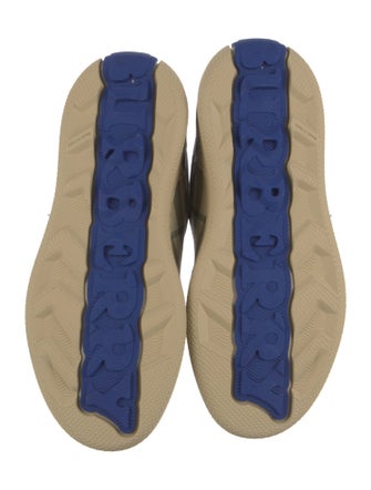 Burberry House Check Pattern Canvas Sneakers