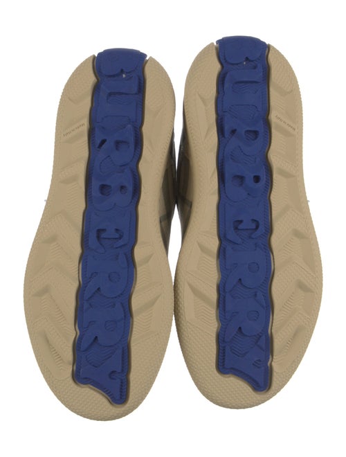 Burberry House Check Pattern Canvas Sneakers