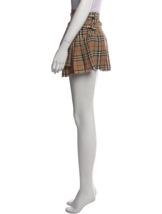 Burberry Wool Mini Skirt