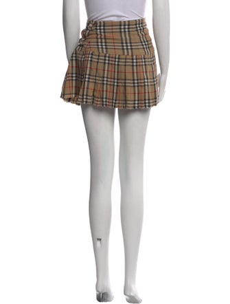 Burberry Wool Mini Skirt