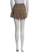 Burberry Wool Mini Skirt