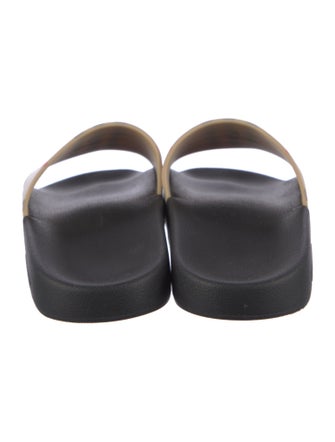 Burberry Nova Check Pattern Rubber Slides