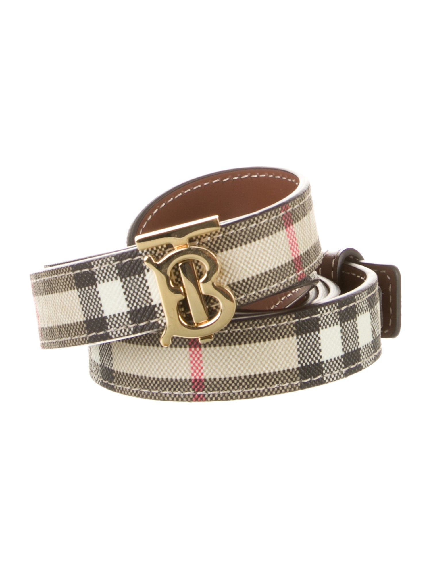 Burberry Skinny Leather Waist Belt