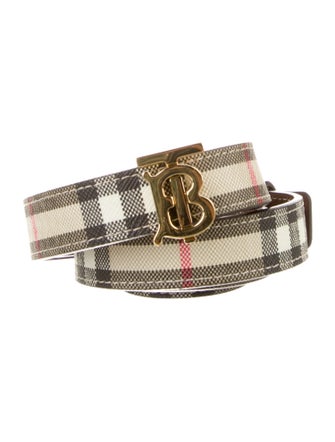 Burberry Skinny Leather Waist Belt
